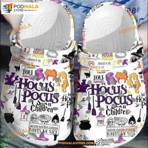 Hocus Pocus Halloween Classic Clogs Crocs Shoes, Halloween Gift Ideas