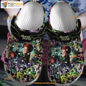 Hocus Pocus Halloween Crocs Classic Clog Shoes, Halloween Gift Ideas