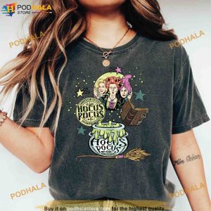 Hocus Pocus Sisters Comfort Colors Tee Halloween Hocus Pocus Shirt 1