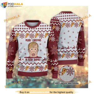 Home Alone Kevin Christmas Ya Filthy Kevin 3D Funny Ugly Sweater, Great Gift For Christmas