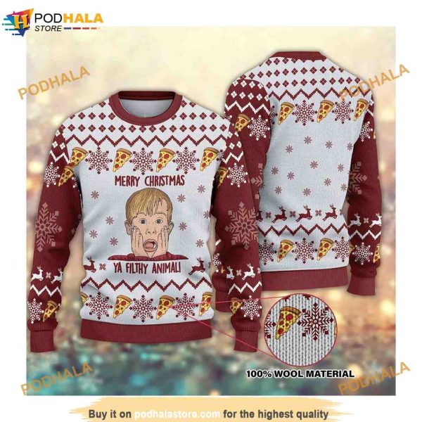 Home Alone Kevin Christmas Ya Filthy Kevin 3D Funny Ugly Sweater, Great Gift For Christmas
