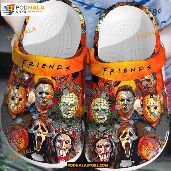 Horror Character Friends Shows Crocband Clogs Halloween Crocs