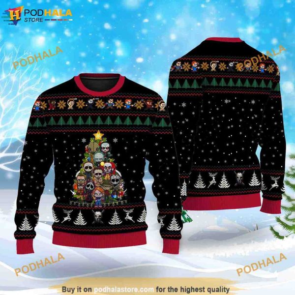 Horror Christmas Funny Ugly Sweater, Great Gift For Christmas