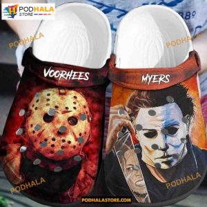 Horror Gifts Jason Voorhees Michael Myers Clog Shoes Halloween Crocs