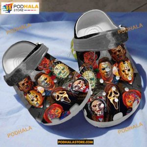 Horror Mask Classic Clogs Shoes Halloween Crocs