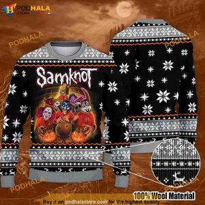 Horror Movie Samknot Halloween Trick Or Treat Funny Ugly Sweater, Great Gift For Christmas