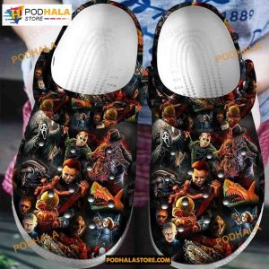 Horror Movies Classic Crocband Clogs Halloween Crocs