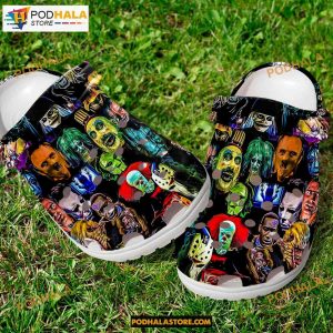 Horror Villains Collection Crocband Clogs Halloween Crocs