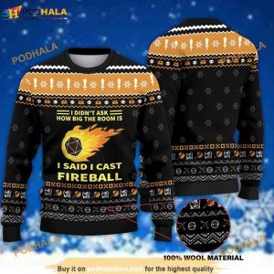 I Didn't Ask How Big The Room Is Said Christmas 3D Funny Ugly Sweater, Xmas Gifts