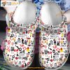 IT Pennywise Horror Movie Pattern Halloween Crocs Clogs, Halloween Gift Ideas