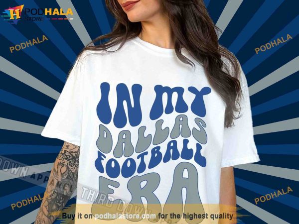 In My Dallas Football Era Shirt, Retro Cowboys Sweatshirt, Gifts For Cowboys Fans