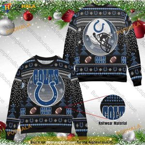 Indianapolis Colts Unisex Funny Ugly Sweaters, Personalized NFL 2023 Xmas Gift