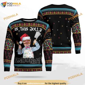 Is This Jolly Enough Chef Funny Ugly Sweater Christmas, Swedish Chef Xmas Gift