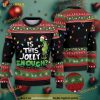 Is This Jolly Enough Grinch Christmas 3D Funny Ugly Sweater, Funny Family Gift Ideas