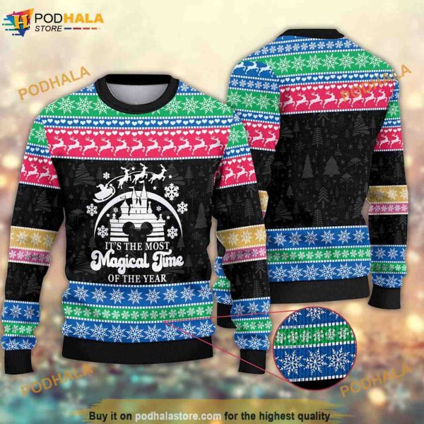 Its The Most Magical Time Of The Year Disney Christmas 3D Funny Ugly Sweater