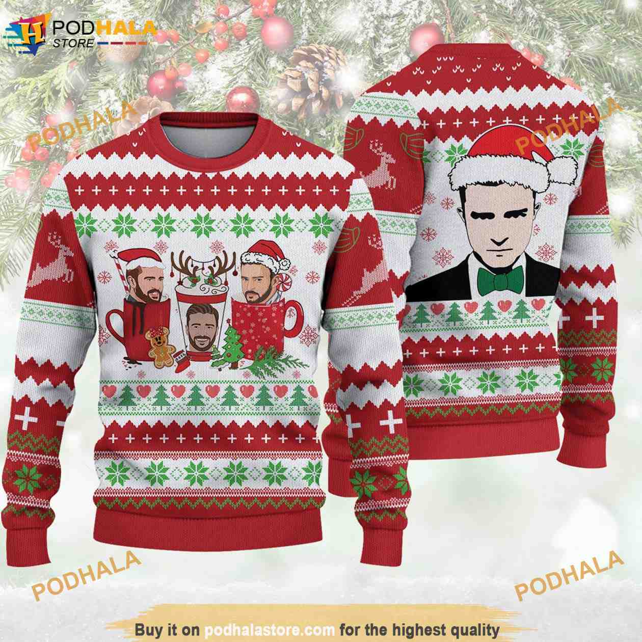 J.TimberlakeLove Christmas Funny Ugly Sweater Xmas Gift Ideas Podhalastore