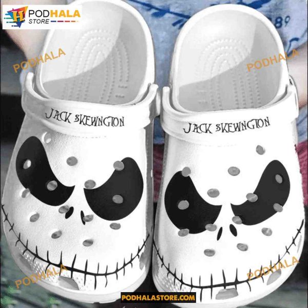 Jack Skellington Halloween Classic Clogs Crocs Shoes, Halloween Gift Ideas