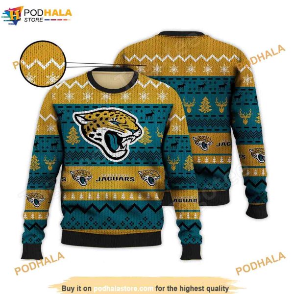 Jacksonville Football Jacksonville Christmas 3D Funny Ugly Sweater