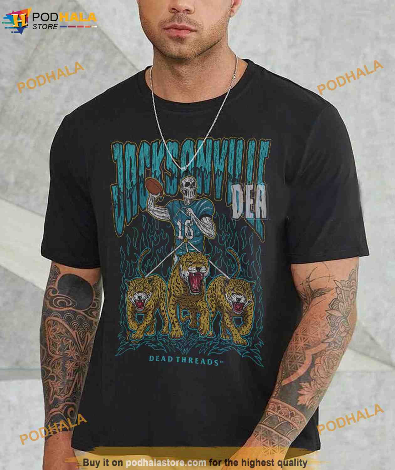 Jacksonville Football Skeleton Shirt Football Shirt Vintage Bootleg Design  Rap Shirt Jacksonville Jaguars Shirt Unique - Revetee