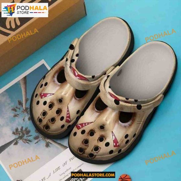 Jason Voorhees Adults Clog Shoes Halloween Crocs, Halloween Gift Ideas