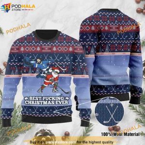 Jesus And Santa Claus Best Pucking Christmas Funny Ugly Sweater