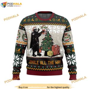 Jingle All The Way Mandalorian Star Wars Star Wars Baby Yoda Disney Sweater