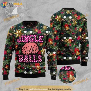 Jingle Balls Unisex 3D Christmas Funny Ugly Sweater All Over Print