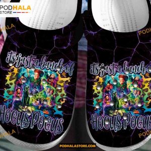 Just A Bunch Of Hocus Pocus Halloween Crocband Clogs, Halloween Gift Ideas