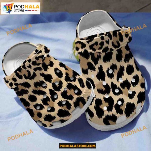 Leopard Skin Clogs Crocs Shoes Halloween, Halloween Gift Ideas