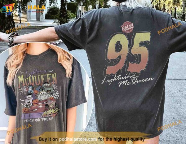 Lightning Mcqueen Halloween Shirt – Disney Cars Party Disneyland