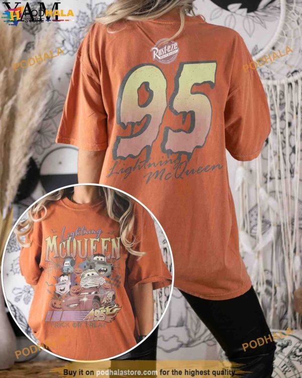Lightning Mcqueen Halloween Shirt – Disney Cars Party Disneyland