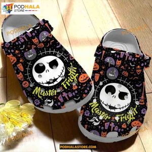 Master Of Fright Jack Skellington Cartoon Shoes Clogs Halloween Crocs