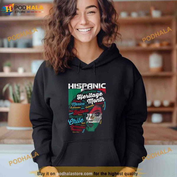 Mexicana Hispanic Heritage Month Mexican Women Latina Shirt