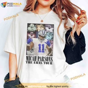 Micah Parsons The Eras Tour Shirt, Micah Parsons Tee, Unique Dallas Cowboys Gifts
