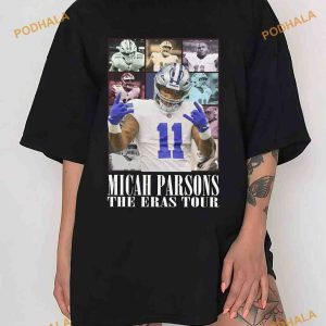 Micah Parsons The Eras Tour Shirt, Unique Dallas Cowboys Gifts
