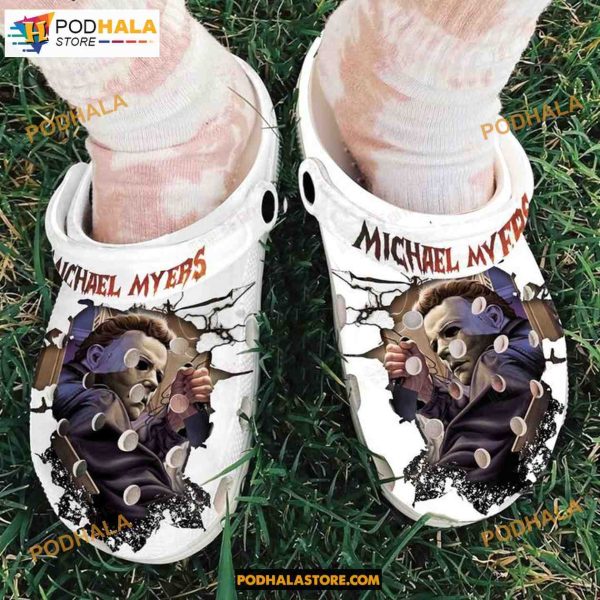 Michael Myers Halloween Crocs Classic Clogs Shoes, Halloween Gift Ideas