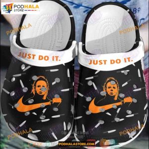 Michael Myers Just Do It Halloween Crocs Clog Shoes, Halloween Gift Ideas