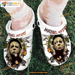 Michael Myers Murder Crocband Clogs Halloween Crocs, Halloween Gift Ideas