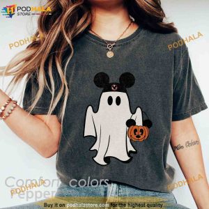 Mickey Ghost Comfort Colors Halloween Shirt Halloween Family Matching Shirt 2