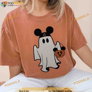 Mickey Ghost Comfort Colors Halloween Shirt Halloween Family Matching Shirt 3