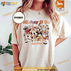 Mickey and Co Halloween Comfort Colors Shirt Mickey and Friends Disney Shirt 2