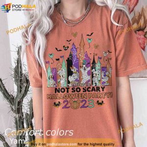 Mickey and Friends Disney Not So Scary Halloween Party 2023 Comfort Colors Shirt 2