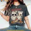 Mickey and Minnie Ghost Halloween Comfort Colors Shirt, Spooky Season Pumpkin Tee