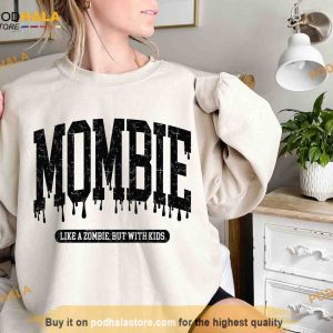 Mombie Mom Halloween Sweatshirt, Spooky Mom Shirt, Momster Sweatshirt