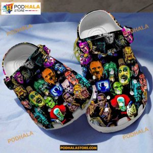 Monster Halloween Horror Movie Crocs Classic Clogs Shoes, Halloween Gift Ideas