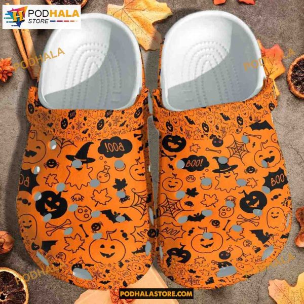 Monsters Ghost Boos Crocband Clogs Halloween Crocs, Halloween Gift Ideas