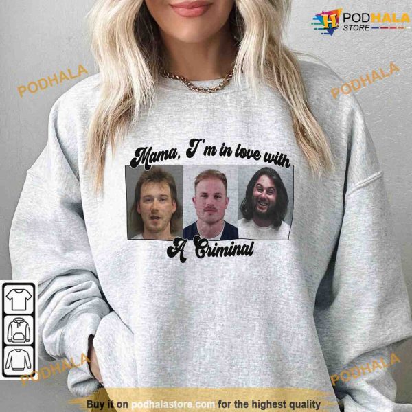 Morgan Wallen Zach Bryan Koe Wetzel Mugshot Bootleg 90s Shirt, Mama Im in Love With A Criminal