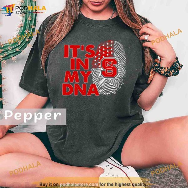 NC State Wolfpack Football 2023 It’s In My DNA Comfort Colors Shirt