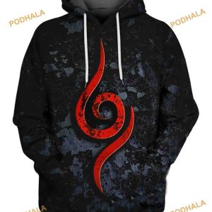 Naruto Anbu All Over Print 3D Hoodie, Gifts For Naruto Lovers