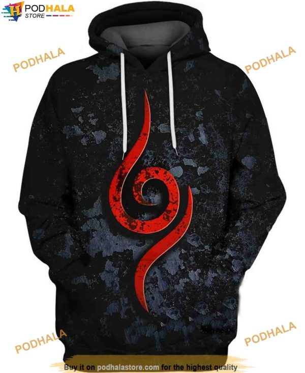 Naruto Anbu All Over Print 3D Hoodie, Gifts For Naruto Lovers